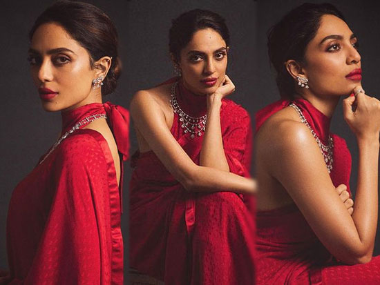 Arresting Looks Of Sobhita Dhulipala In Red Saree
